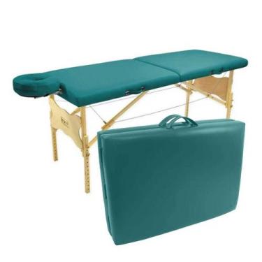 Imagem de Maca Mesa de Massagem Antares Spa Largura 80cm Portátil Com Altura Reg