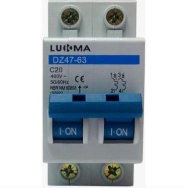 Imagem de Disjuntor din bipolar 20a - LUKMA