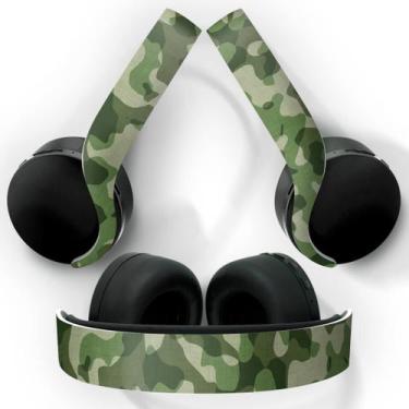 Imagem de Adesivo Compatível PS5 Headset Pulse 3D Playstation 5 Skin - Camuflado