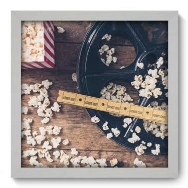 Imagem de Quadro Decorativo - Cinema - 33cm x 33cm - 042qdhb - Allodi