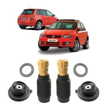 Imagem de 2 Kit Batente Coxim Rolamento Dianteiro Stilo 2007 2008 2009 - QualyKi