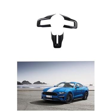 Imagem de IKUESM 15-20 compatível com Ford Mustang Volante Painel de controle Interruptor da janela da porta Interior Patch interno 3 unidades 12 unidades/conjunto Vermelho Preto Adequado para modo de conduçã