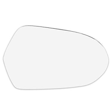 Imagem de X AUTOHAUX Substituição de vidro do espelho retrovisor do carro com placa de apoio aquecida lado direito do passageiro para Audi A6 Quattro S6