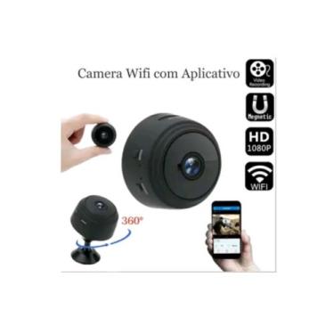 Imagem de Mini Câmera de Segurança Espiã Wifi Visão Noturna 1080 HD - A9
