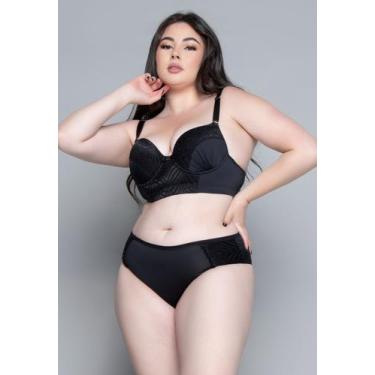Imagem de Conjunto de Lingerie Bella Fiore Modas Plus Size Vekyo Sutiã Reforçado