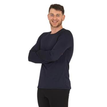 Imagem de Blusa Térmica Masculina Peluciada Segunda Pele Flanelada de Inverno P-