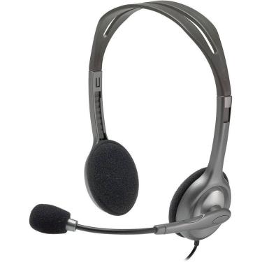 Imagem de Headset Com Fio Logitech H111 Com Microfone Conexão 3,5Mm