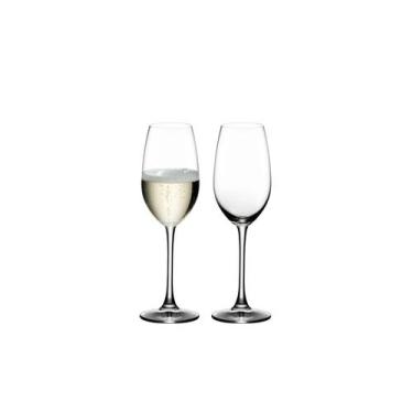Imagem de 2 Taças de Champagne Riedel Restaurant Cristal Glass 260ml