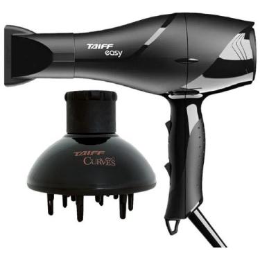 Imagem de Secador Taiff Easy 1700W com Difusor de Cachos Taiff Curves, Preto, 22