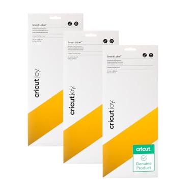 Imagem de Circut Smart Permanent Vinyl (5.5in x 13in, Gold) for Joy Machine, Permanent Vinyl for Cricut Joy, Matless Cutting Permanent Adhesive Vinyl, 3pk