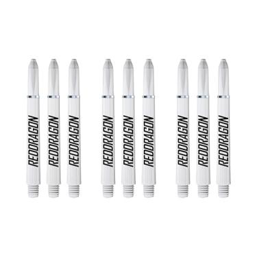 Imagem de RED DRAGON Hastes curtas de nylon Street Art - Branco RD - 3 conjuntos por pacote (9 hastes no total)