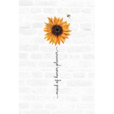 Imagem de Maid of Honor Planner: MOH Organizer | Sunflower Autumn Wedding Theme, Proposal Gift