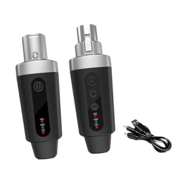 Imagem de YIJU Receptor e transmissor de microfone dinâmico Dispositivos de transmissão sem fio de áudio INSTRUMENTO de recepção de transmissão sem fio