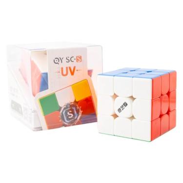 Imagem de Cubo Mágico 3x3x3 Qiyi Smart Cube UV Magnético Bluetooth Inteligente
