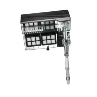 Imagem de Generic Filtro de aquário, filtro de parede de aquário, remoção de filme de óleo, tanque de peixes suspenso, filtro externo, fluxo ajustável para sapos, 8w