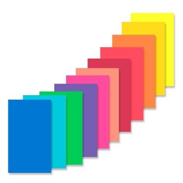 Imagem de Papel Color Plus 180 g/m² A4 Kit 11 Fls Vivo - BlendPaper