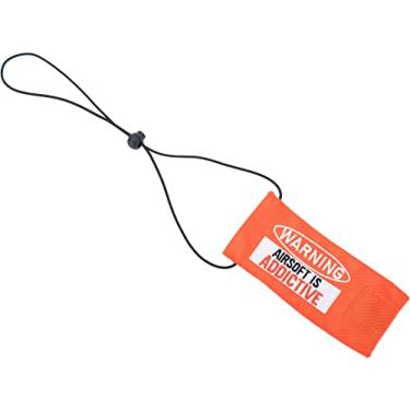 Imagem de Evike - Capa tática para airsoft com cordão elástico (modelo: viciante/laranja/GG)