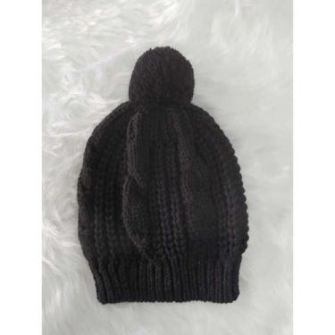 Imagem de Touca Gorro Frio Infantil Luxo Outono E Inverno De Tricô Em Lã Beanie 