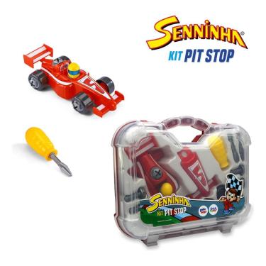 Imagem de Maleta De Ferramentas Brinquedo Mecânico Infantil Senninha