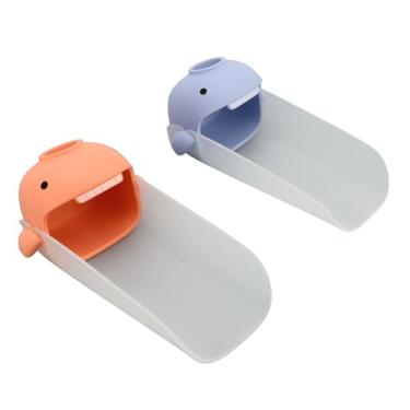 Imagem de Extensor de Torneira Infantil, Garotos de Desenho Animado Extender a Pia de Lavagem de Mãos para Banheiro Cozinha Fofa para Crianças Bico de Silicone Pp, Produtores de bebê