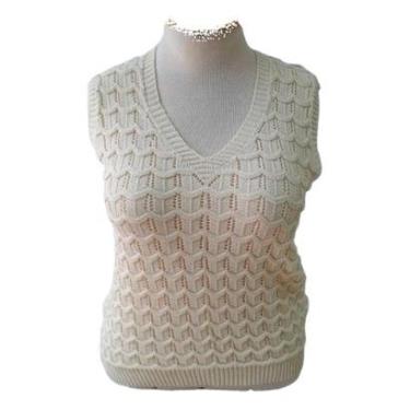 Imagem de Colete Feminino Plus Size Quente Lindo Grande Tricot Inverno-Feminino