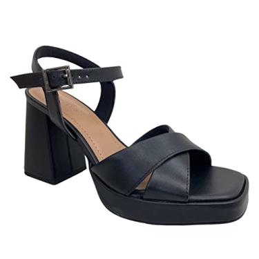 Imagem de SANDALIA SALTO USAFLEX AI0802 PRETO