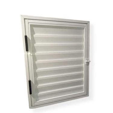 Imagem de Portinhola 1 Folha Esquadrias Brasil 50x90 Branco Direito