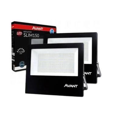 Imagem de Refletor Led Avant 150W 6500k Bivolt Preto 2 Unidades