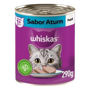 Imagem de Lata whiskas atum pate 290g gatos - MINASSAL/WHISKAS, 290
