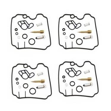 Imagem de Kit de reparo de carburador de motor de motocicleta, parafuso de ar de junta de válvula de agulha para XJ600N XJ600S DiversionXJ 600 XJ600 N S 1992-1994 (Auburn)