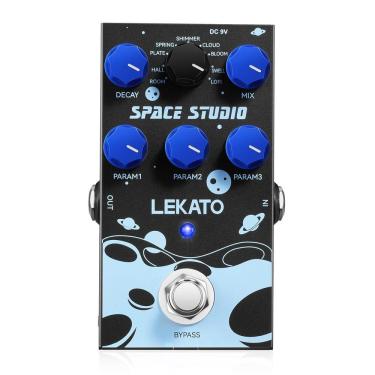 Imagem de Pedal de efeito de guitarra LEKATO Reverb Digital 9 Effects EP-03