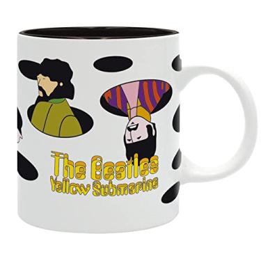 Imagem de ABYstyle Caneca de chá de café de cerâmica The Beatles Yellow Submarine Sea of Holes 325 ml Banda de artista musical para bebidas Presente essencial para casa e cozinha