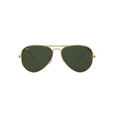 Imagem de Óculos de sol Ray-Ban RB3025 Classic Aviator, dourado/G-15 verde, 62 mm