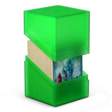 Imagem de Ultimate Guard Boulder 100+ Classic, Deck Case for 100 Double-Sleeved TCG Cards, Emerald, Secure & Durable Storage for Trading Card Games, Soft-Touch Finish