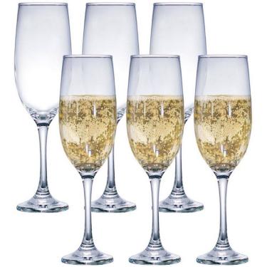 Imagem de Conjunto De Taças Para Champanhe Ruvolo One 200 Ml 6 Peças Transparente