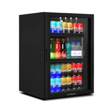 Imagem de Refrigerador Expositor Vertical Para Bebidas 85 Litros Vb11rl Counter Top Preto 127v - Metalfrio