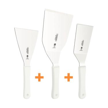 Imagem de Kit - Conjunto De Espátulas Profissionais Alto Rendimento Para Lanches - Tramontina