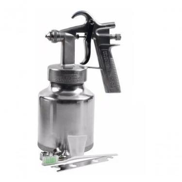 Imagem de Pistola De Tinta Baixa Pressão Ar Direto 1 Litro + Acessórios