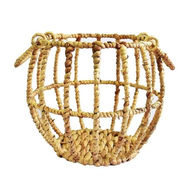 Imagem de Cesto Ferro Revestido Taboa Natural Btc 35×30