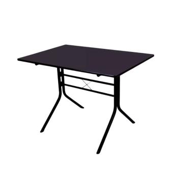 Imagem de Mesa Moema 120x70 Preta Base Preta