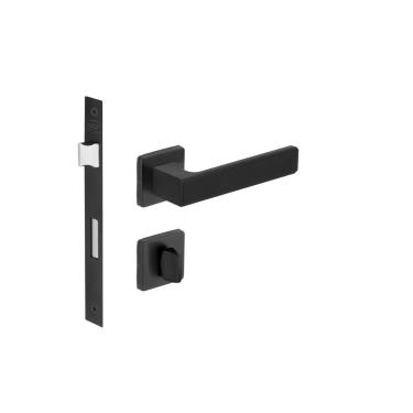 Imagem de Fechadura Banheiro Tesca 2 Maq 55 Imab Preto