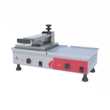 Imagem de Prensa Chapa Grill Sanduicheira Conjugada Profissional Elétrica Alumínio Lanche Pra-700e 220v Progás 220v