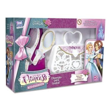 Imagem de Kit Brinquedo Fashion Cabelo Menina Infantil Cabeleireiro - Napolestor