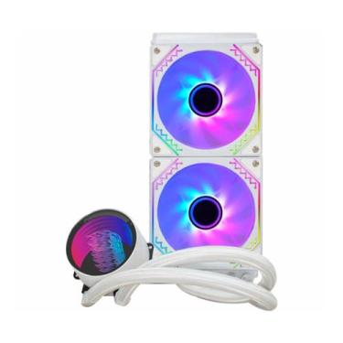 Imagem de Water Cooler WAC8 Infinite Space White 240mm ARGB - K-MEX