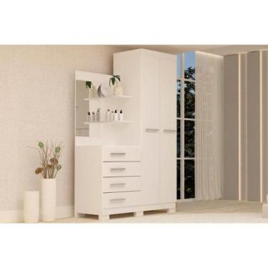 Imagem de Rouperio ACP Melissa 2Pts c/Esp Branco/Rosa/Azul/Lilás - ACP Móveis