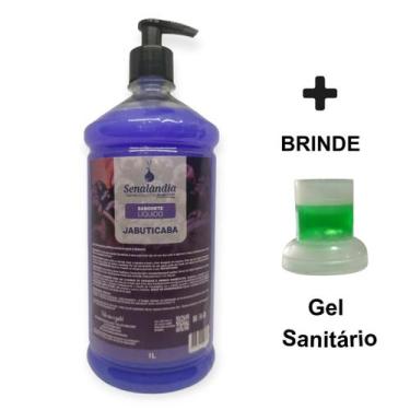 Imagem de 1 Sabonete Líquido Jabuticaba Grande 1 Litro Consistente Hidratante Pe