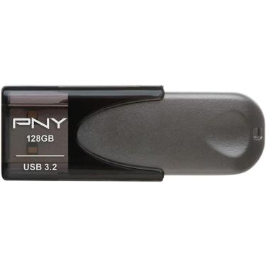 Imagem de Pen Drive PNY - Unidade flash Elite Turbo Attache 4 128 GB USB 3.2 - Preto-P-FD128TBAT4-GE