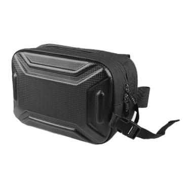 Imagem de simhoa Bolsa para quadro dianteiro de bicicleta, mochila para trilhas, 3L, acessório prático, Preto