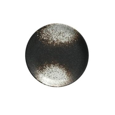 Imagem de Prato raso redondo de cerâmica japonesa prato de bolo de sobremesa para bife de café da manhã - Branca de Neve (20 cm)