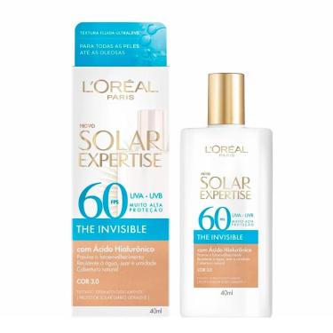 Imagem de Protetor Solar Facial L`Oréal Paris Solar Expertise The Invisible FPS 60 Cor 3.0 40ml